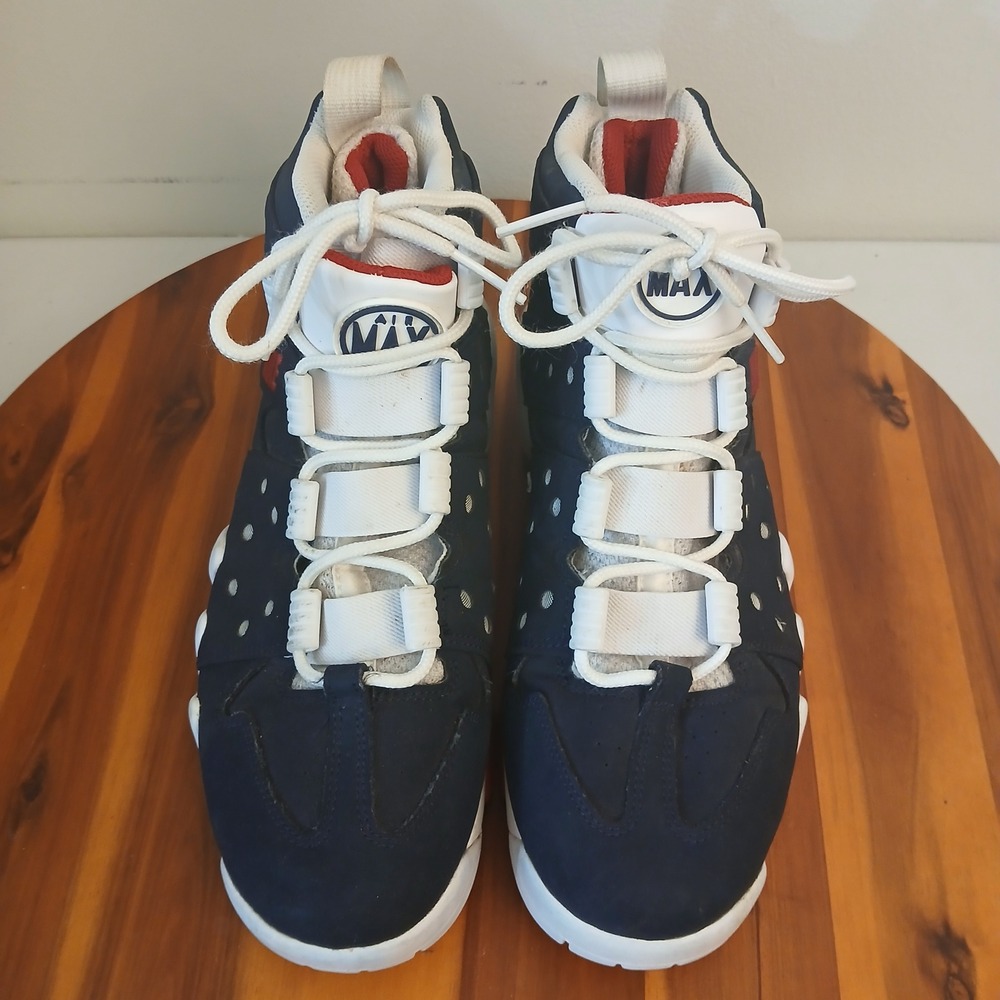 Nike Air Max2 CB 94 Mens 8 Navy Blue Red Barkley Shoes Sneakers DJ5160-400 - Picture 2 of 8